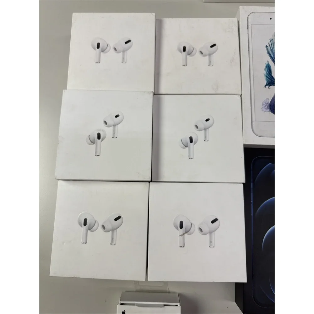 16 Empty Apple Boxes Lot Ipad iPhones AirPods Lightening Connector Headphones 2i